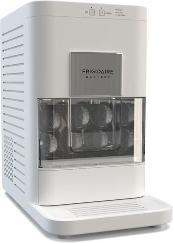 Frigidaire ، Countertop Artisanal Sphere Ache Machine ، نافذة شفافة ، صانع الجليد الذواقة ، 84 كرة في اليوم ، آلة صنع الثلج الذاتية للتنظيف الذاتي (كريم) in Kuwait