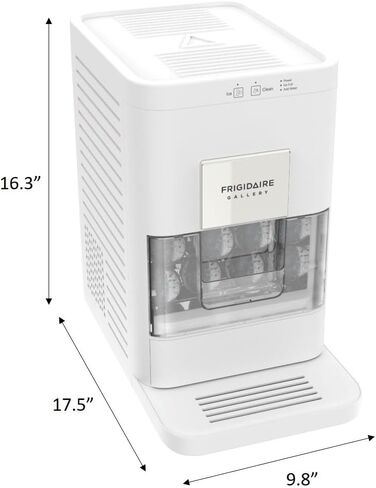 Frigidaire ، Countertop Artisanal Sphere Ache Machine ، نافذة شفافة ، صانع الجليد الذواقة ، 84 كرة في اليوم ، آلة صنع الثلج الذاتية للتنظيف الذاتي (كريم) in Kuwait