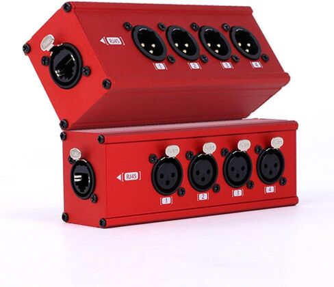 4 قناة 3 دبوس متعدد الشبكات XLR الكابل الانهيار XLR الذكور و XLR 6.35 1/4 "TRS ستيريو أنثى على RJ45 Ethercon كابل الموسع لإضاءة المرحلة وتسجيل الاستوديو (الأصفر ، XLR M - XLR/6.35 F) in Kuwait