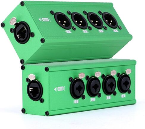 4 قناة 3 دبوس متعدد الشبكات XLR الكابل الانهيار XLR الذكور و XLR 6.35 1/4 "TRS ستيريو أنثى على RJ45 Ethercon كابل الموسع لإضاءة المرحلة وتسجيل الاستوديو (الأصفر ، XLR M - XLR/6.35 F) in Kuwait