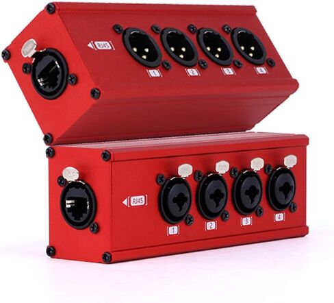4 قناة 3 دبوس متعدد الشبكات XLR الكابل الانهيار XLR الذكور و XLR 6.35 1/4 "TRS ستيريو أنثى على RJ45 Ethercon كابل الموسع لإضاءة المرحلة وتسجيل الاستوديو (الأصفر ، XLR M - XLR/6.35 F) in Kuwait