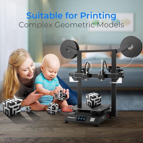 Silk PLA Filament,TRONXY Tri-Color Coextrusion 3D Printer Filament Shiny Silk Green-Purple-Copper Multicolor PLA Fliament 1.75mm +/-0.03mm, 1kg/2.2lbs Rainbow Filament Fit Most of 3D Printer in Kuwait