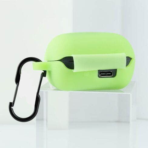 LEFXMOPHY WFL900 Case for Sony Linkbuds WF-L900 Earbuds Carrying Cover, Pink Silicone Protective Skin Glow in Dark in Saudi Arabia