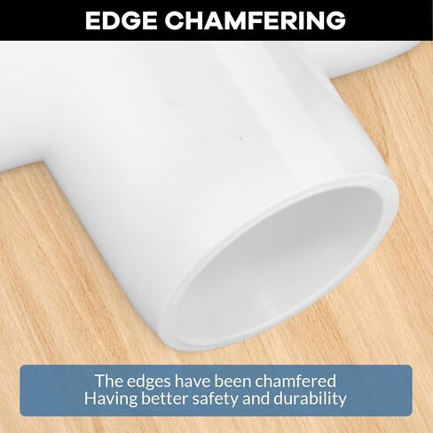 20-Pack 1/2 inch 45 Degree Elbow PVC Fitting, 2 Way Furniture Grade Pipe Connector for DIY PVC Shelf Building Furniture Greenhouse Garden Support Structure Frame in Kuwait