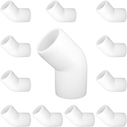 20 حزمة 1/2 بوصة وصلة تركيب PVC متقاطعة، تركيبات كوع من درجة الأثاث المتقاطعة بأربعة اتجاهات من أجل رف PVC DIY، أثاث بناء حديقة، خيمة توصيل الدفيئة in Kuwait