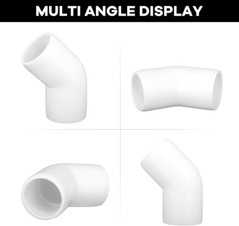 20 حزمة 1/2 بوصة وصلة تركيب PVC متقاطعة، تركيبات كوع من درجة الأثاث المتقاطعة بأربعة اتجاهات من أجل رف PVC DIY، أثاث بناء حديقة، خيمة توصيل الدفيئة in Kuwait