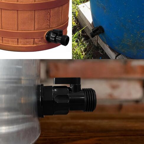 12 PCS 3/4 '' خرطوم حديقة بلاستيكي مغلق صمام ، خرطوم الماء صمام كرة الموصل الموصل للاختراق للموصل الموصل للموصل الموصل الموصل الموصل 3/4 ' in Kuwait