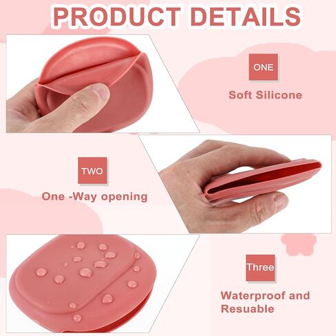 3 PCS Silicone Headphone Organizer, Data Cable Storage Case Mini Storage Bag Wired Headphone Organizer with 3Accessories, for Storing Earbuds/USB Flash Drive/Keys/Mini Lipstick(Color B) in Saudi Arabia