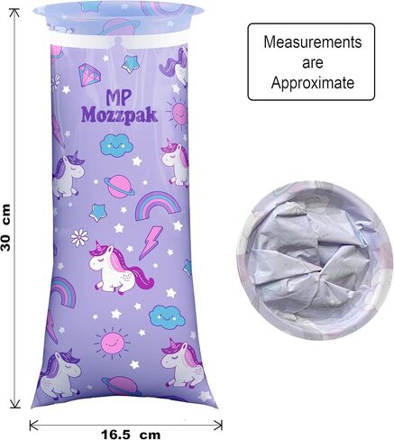 MP MOZZPAK Vomit Bags – 24 Pack – 1000ml Emesis Bags – Leak Resistant, Medical Grade, Portable, Disposable Barf, Puke, Throw Up, Nausea Bags for Travel Motion Sickness (Blue, Pack of 24) in Kuwait