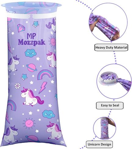 MP MOZZPAK Vomit Bags – 24 Pack – 1000ml Emesis Bags – Leak Resistant, Medical Grade, Portable, Disposable Barf, Puke, Throw Up, Nausea Bags for Travel Motion Sickness (Blue, Pack of 24) in Kuwait