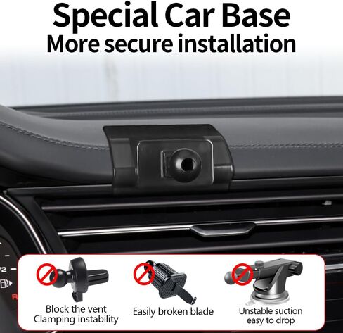 Car Phone Holder for Audi Q7 2020 2021 2022 2023 2024 2025 Q8 Auto Accessories Navigation Bracket Interior Decoration Dashboard Cell Mobile Phone Mount Holders case Accessory in Kuwait