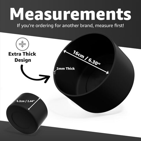 Jmoe USA Boot for RTIC Jug | Protects Against Dents & Scratches | Silicone Sleeve Protector for Bottom of Jug | Covers The Bottom of The Jug | Made of Durable BPA Free Silicone in Kuwait