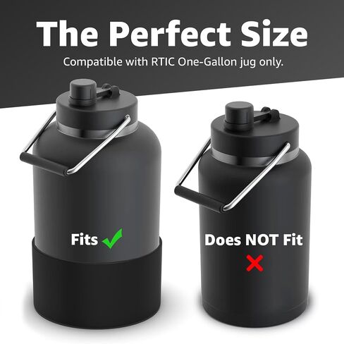 Jmoe USA Boot for RTIC Jug | Protects Against Dents & Scratches | Silicone Sleeve Protector for Bottom of Jug | Covers The Bottom of The Jug | Made of Durable BPA Free Silicone in Kuwait