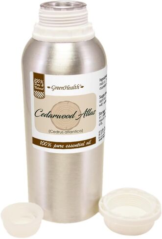 Citronella Essential Oil – 8 fl oz (237 ml) Aluminum Bottle w/Plug Cap – 100% Pure Essential Oil – GreenHealth in Kuwait