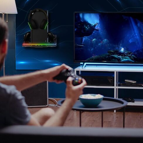 حامل شاحن لجهاز Xbox Series X/S مع مروحة تبريد، قاعدة شحن سريع لكيت مع بطاريتين قابلتين لاعادة الشحن بسعة 1100 مللي امبير في الساعة، قاعدة شحن مزدوجة مع 3 منافذ USB in Kuwait
