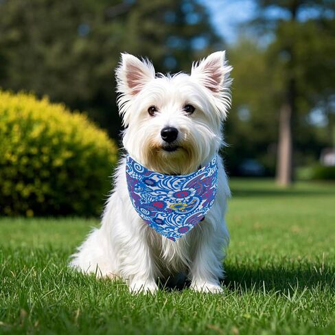 Paisley Dog Bandanas for Small Dogs Breed Cats 18 Inch Paisley Bandanas for Puppy Daily Party Bandanas for Doggy Pets Grooming Accessories S 7PCS in Saudi Arabia