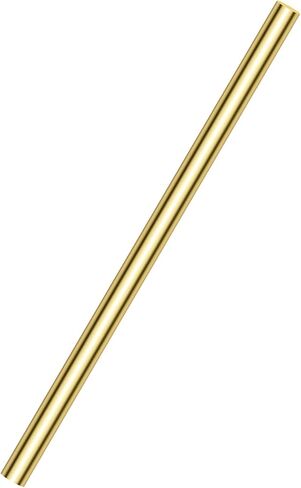 20 Pieces 2mm Brass Round Rods, Sutemribor Brass Solid Round Rod Lathe Bar Stock, 2mm in Diameter, 305mm in Length in Kuwait
