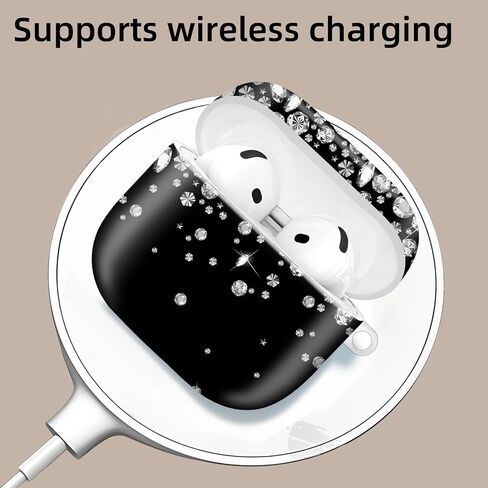 متوافق مع Airpod 4th Generation 2024 CASE ، غطاء الحماية المضاد للمضادات الصدمة ، حالة لطيفة للنساء الرجال مع سلسلة المفاتيح (النسر الأصلع الأمريكي) in Kuwait