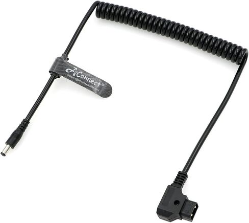 12V DC to Dtap Coiled Power Cable for KiPRO LCD Monitors | Lectrosonic in Saudi Arabia