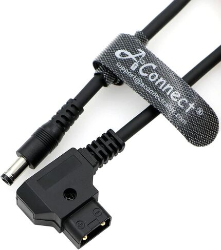 12V DC to Dtap Coiled Power Cable for KiPRO LCD Monitors | Lectrosonic in Saudi Arabia