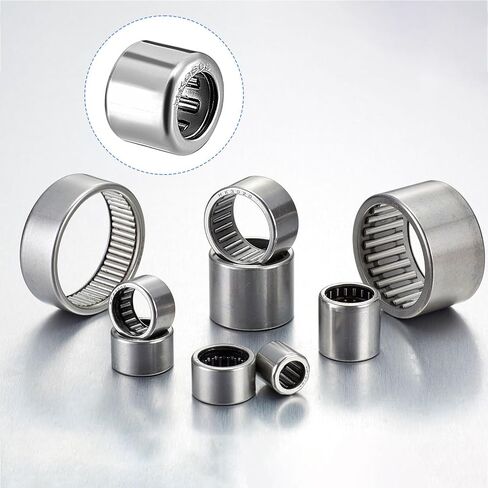 METALLIXITY HK0509 Needle Roller Bearings 5mm ID x 9mm OD x 9mm Height 10 Packs, Chromium Steel Open End Thrust Bearing - for Industrial Machinery and Equipment in Saudi Arabia