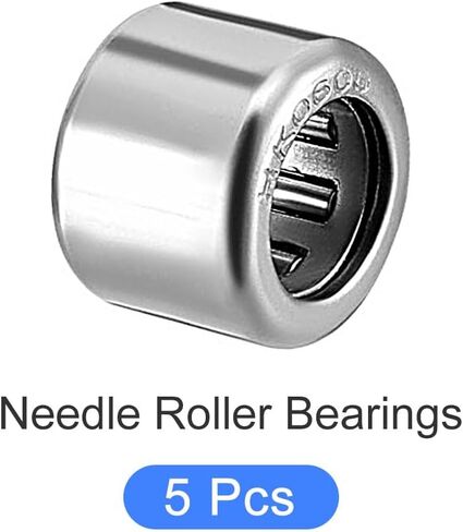 METALLIXITY HK0509 Needle Roller Bearings 5mm ID x 9mm OD x 9mm Height 10 Packs, Chromium Steel Open End Thrust Bearing - for Industrial Machinery and Equipment in Saudi Arabia