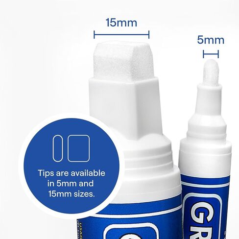 Grout Pen Ivory Tile Paint Marker: Waterproof Grout Paint, Tile Grout Colorant and Sealer Pen - Ivory, Narrow 5mm Tip (7mL) in Kuwait
