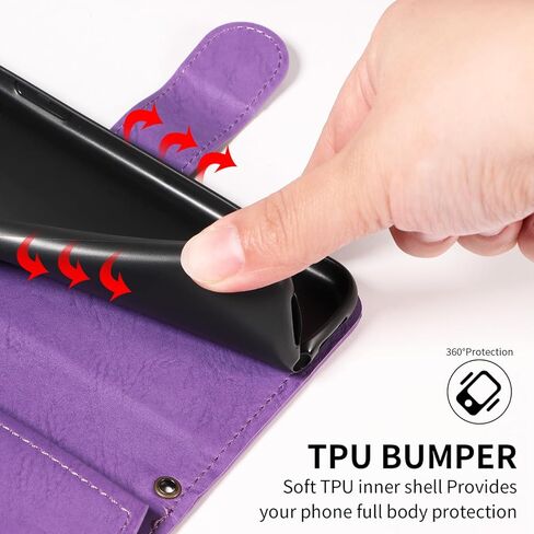 ل Samsung Galaxy S21 Ultra 5g Wallet Phone Case with Crossbody Lanyard Strap Faux Leather Card Slot Slot Stand Kickstand Men Women Flip Cell Cover for S21ultra 21S S 21 21Ultra G5 Brown in Saudi Arabia