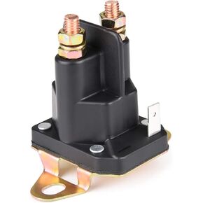 MaySpare Starter Solenoid For Husqvarna 539101714 Trombetta 854-1221-210 Bobcat John Deere Snapper MTD & Universal Applications 3 Terminal 12VDC