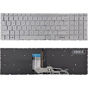 TLBTEK Keyboard Replacement with Backlight Compatible with HP Envy X360 15-ED 15-EE 15T-ED 15M-EE 15M-EE0013DX 15M-EE0023DX 15M-ED 15M-ED0023DX 15Z-EE,Envy 17-CH 17m-CH 17-CG Series Laptop