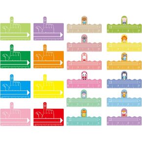 One Finger Spacer Handwriting Tool, Colorful Finger Writing Spacers Writing Dyslexia Tools for Kids Home School Classroom Supplies(20 Pcs) in Kuwait