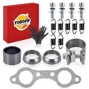 Polaris Ranger RZR 800 EFI 2008-2010 & Sportsman Ranger 700/800/900 Exhaust Spring Rebuild Kit w/Gasket & Manifold: 5811511, 3610047, 7041804, 7041687, 5257254 Replacement