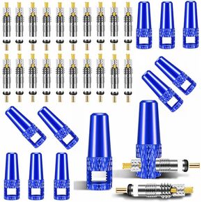 20 قطعة من قلوب صمام بريستا، 10 قطع من غطاء صمام بريستا مع وظيفة إزالة صمام القلب، أغطية إطارات الدراجة، أغطية الغبار، مجموعة أدوات إزالة صمام بريستا الأساسية in Kuwait