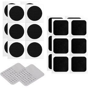 26pcs Puncture Bike Tire Repair Kit Tyre, 24pcs Tire Patches and 2pcs Metal Rasps Bicycle Tire Repair Kit Practical Bike Tire Patch Kit Road Bike Tube Patch Tool Easy & Quick Repair for Bicycle