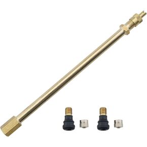 Tubeless Valve 1Set Tubeless Tire Valve Replacement with Multifunctional Extension Pipe Fit for M365/PRO Electric Scooter Accessory, Tubeless Presta Valve Stem