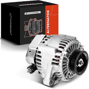 A-Premium Alternator Compatible with Honda CR-V CRV 1997-2001 L4 2.0L, 95A 12V 4-Groove Pulley Counterclockwise, Replace# 31100P3F013, 13743, 113743N