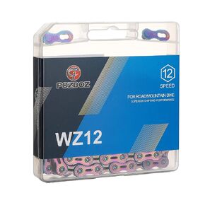 12 Speed Bicycle Chain Rainbow Ultralight 126 Links Mountain Road Bike Chains Parts in Saudi Arabia