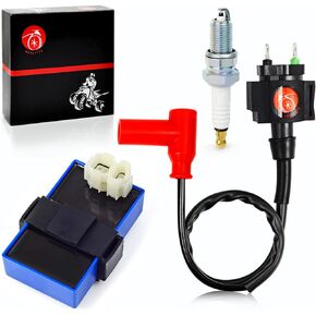CDI Box Igniter and Ignition Coil & Spark Plug For HONDA Foreman 400 1997-2003 FourTrax Foreman 400 1995 1996 TRX400FW 4x4 30410-HM7-003