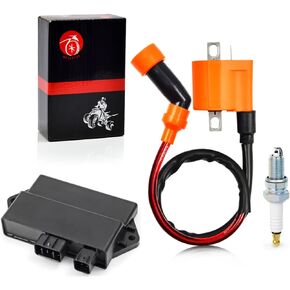 Ignition Coil and Igniter CDI Spark Plug For Yamaha Raptor 350 2004-2013 Warrior 350 YFM 350 2002-2004 5YT-85540-00-00