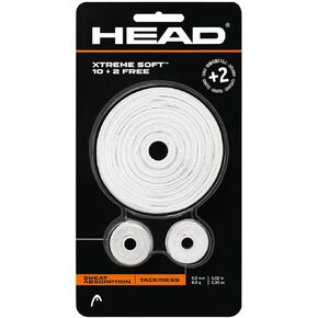 HEAD Xtreme Soft Racquet Overgrip - Tennis Racket Grip Tape - 12-Pack, White