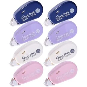 4 عبوات من بكرات الشريط الصغيرة مزدوجة الجوانب، حجم محمول، موزع شريط لاصق دائم للحرف اليدوية، سجل القصاصات، آمن للصور، والمشروعات الفنية، 0.24 × 236 بوصة (4 قطع) in Kuwait