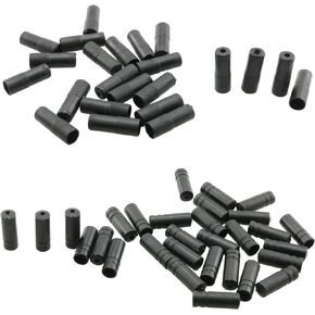 200pcs Bicycle Brake Cable End Cap Outer Cable Tube End Tip Cap For MTB Road Bike Shift Brake (100pcs 4mm + 100pcs 5mm), Black