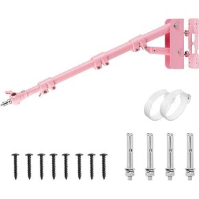 Selens Ring Light Wall Mount 39.37''/100cm with 180° Swivel Boom Arm for Beauty Salons, Barber, Tattoo, Live Streaming, Recording, Pink