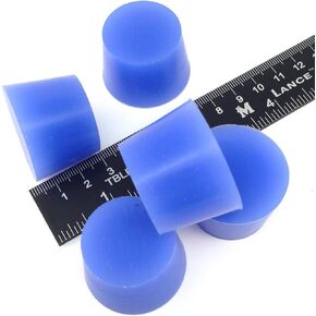 1.187" x 1.437" STP7 Silicone Rubber Plugs - 5 Pack - Tapered Stoppers for Powder Coating, Painting, Ceramic Coating, Sealing Holes - Non-Toxic, Flexible, Reusable