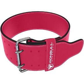 Powerlifting Belt - 10mm Double Prong Weightlifting Belt (IPF, USAPL, USPA & IPL Approved) | Leather Power Back Support for Weight Lifting, Strength Training, Strongman - Men & Women