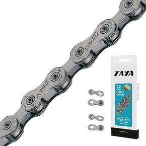 TAYA e-TOLV-121 12-Speed Bike Chain, 136 Links,GST Rust-Proof, Durable and Smooth Shifting, for E-Bike and MTB