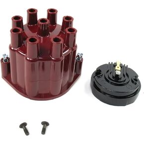 Pertronix D600701 Red Cap and Rotor for Flame-Thrower Billet Distributor 8 Cylinder Engine