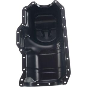 A-Premium Engine Oil Pan Sump with Drain Plug Compatible with Jeep Cherokee 1987-1995, Comanche 1987-1992, Wagoneer 1987, Wrangler 1987-1995, L4 2.5L