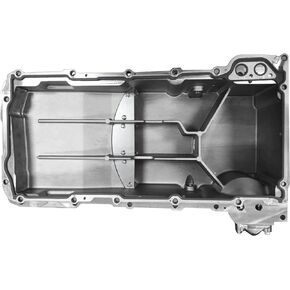 A-Premium Engine Oil Pan Sump with Drain Plug & Gasket Compatible with Chevrolet Corvette 2005-2013, 6.0L 6.2L, Naturally Aspirated