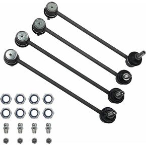K90344 K90345 Front Sway Bar Links Rear Sway Bar Links Compatible with Avalon 2005-2012, Camry 2004-2006, Highlander FWD 2001-2003, Solara 2004-2008 (4 PCS)